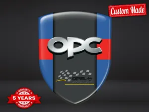 OPC Emblèmes Silicone Auto Sport Qualité Pro